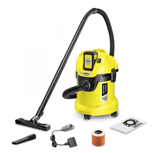 Karcher WD 3 Battery Set EU-II Száraz-nedves, akkumulátoros porszívó