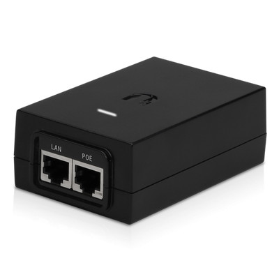 UBiQUiTi POE Adapter 2x1000Mbps, 48VDC @ 0.5A - POE-48-24W-G