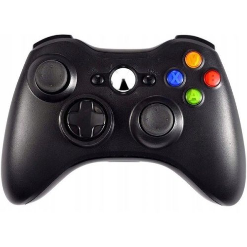 FROGGIEX XBOX 360/PC Kiegészítő Vezeték nélküli kontroller + Vezeték nélküli adapter, Fekete