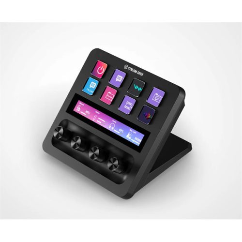 CORSAIR ELGATO STREAM DECK+, 8 Testreszabható LCD Billentyű, Audio mixer, LCD Érintőpanel, fekete