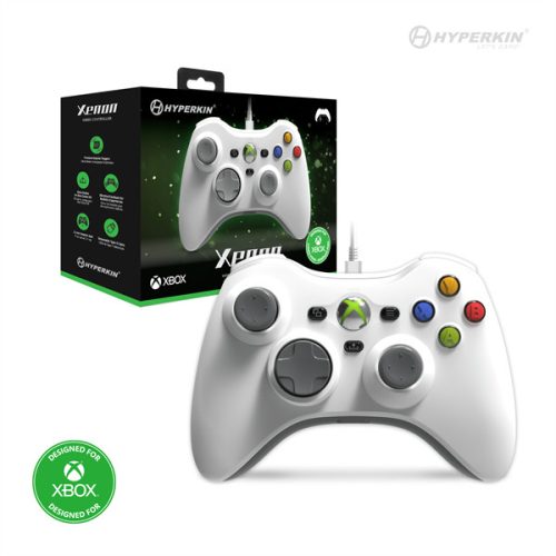 HYPERKIN Xenon Xbox Series|One/Windows 11|10 Xbox liszenszelt Vezetékes kontroller, Fehér