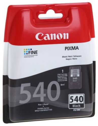 Canon® PG-540 eredeti fekete tintapatron, ~180 oldal (pg540)