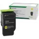 Lexmark CS531,632,CX532,635 Toner Yellow 11.700 oldal kapacitás