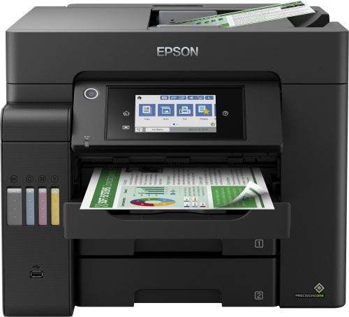 Epson EcoTank L6550 multifunkciós, faxos, wifis, hálózati, beépített tartályos, SZÍNES TINTASUGARAS nyomtató►(Színes, Tintasugaras, A4-es, kétoldalas nyomtatás, multifunkciós, DADF,Hálózatos,WiFi-s)