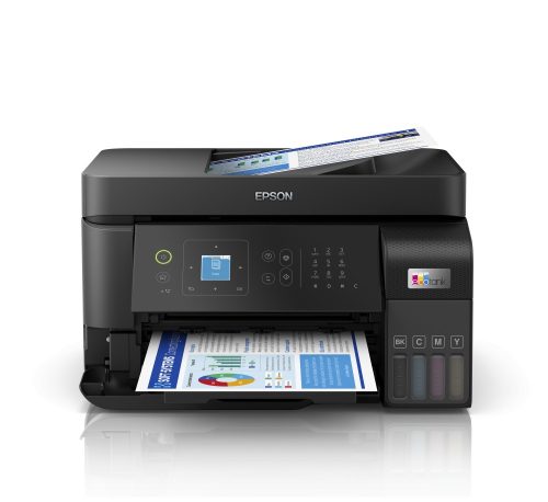 EPSON ECOTANK L5590 SZÍNES TINTASUGARAS MULTIFUNKCIÓS NYOMTATÓ►(Színes, Tintasugaras, A4-es, multifunkciós, ADF,  Hálózatos,WiFi-s)