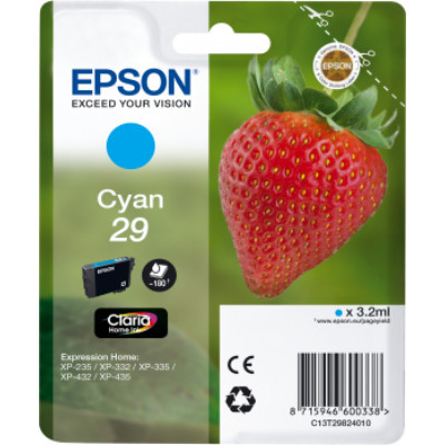 EPSON T2982 EREDETI tintapatron CIÁN 3,2ml No.29