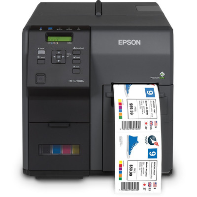 Epson ColorWorks C7500G színes tintasugaras címke nyomtató►(Színes, Tintasugaras, csak nyomtat,  Hálózatos,)