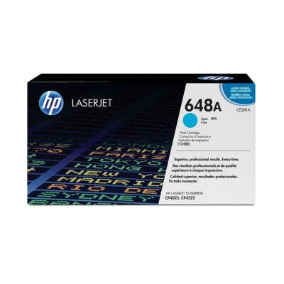 HP CE261A Toner CIÁN 11.000 oldal kapacitás No.648A