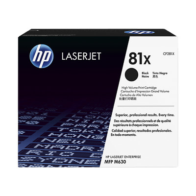 HP CF281X Toner fekete 25.000 oldal kapacitás No.81X