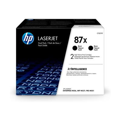 HP CF287XD Toner fekete 2*18.000 oldal kapacitás No.87X