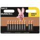 Elem, AAA mikro, 10 db, DURACELL "Basic"