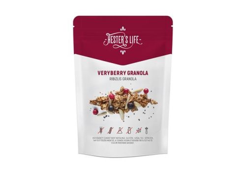 Granola, 60 g, HESTER'S LIFE "Veryberry", ribizlis