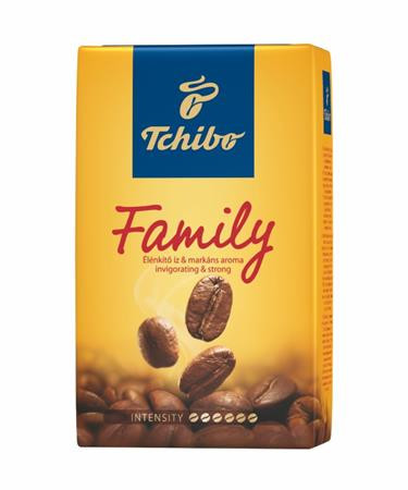 Kávé, pörkölt, őrölt, vákuumos csomagolásban, 250 g,  TCHIBO "Family"