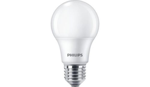 LED izzó E27, gömb, 8W, 806lm, 4000K, A60, PHILIPS "CorePro"