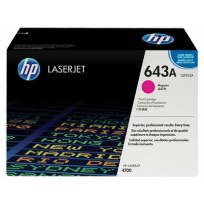 HP Q5953A (643A) magenta eredeti toner (≈10000 oldal)