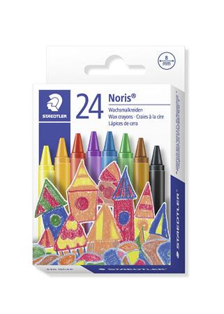 Zsírkréta, STAEDTLER "Noris 220", 24 különböző szín