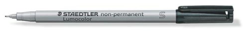 Alkoholmentes marker, OHP, 0,4 mm, STAEDTLER "Lumocolor® 311 S", fekete