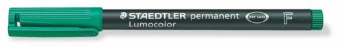 Alkoholos marker, OHP, 0,6 mm, STAEDTLER "Lumocolor® 318 F", zöld