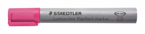 Flipchart marker, 2 mm, kúpos, STAEDTLER "Lumocolor 356", rózsaszín