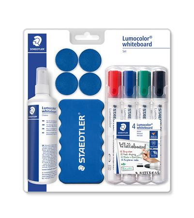 Táblamarker készlet, 2 mm, kúpos, STAEDTLER "Lumocolor® Set 613 S", 10 darabos