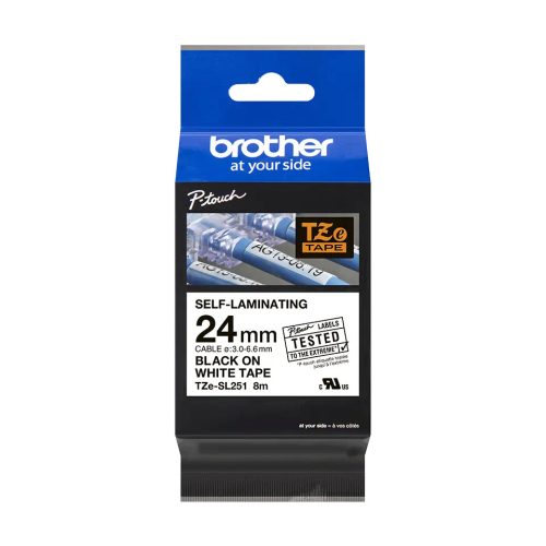 Brother P-touch TZe-SL251 szalagkazetta, 24mm széles, 8 méter hosszú