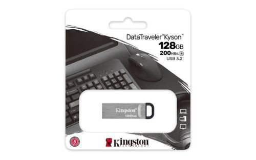 Pendrive, 128GB, USB 3.2, KINGSTON "DataTraveler Kyson"