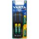 Elemtöltő, AA ceruza/AAA mikro, 4x2100 mAh AA+ 2x 800 mAh AAA, VARTA "Pocket"